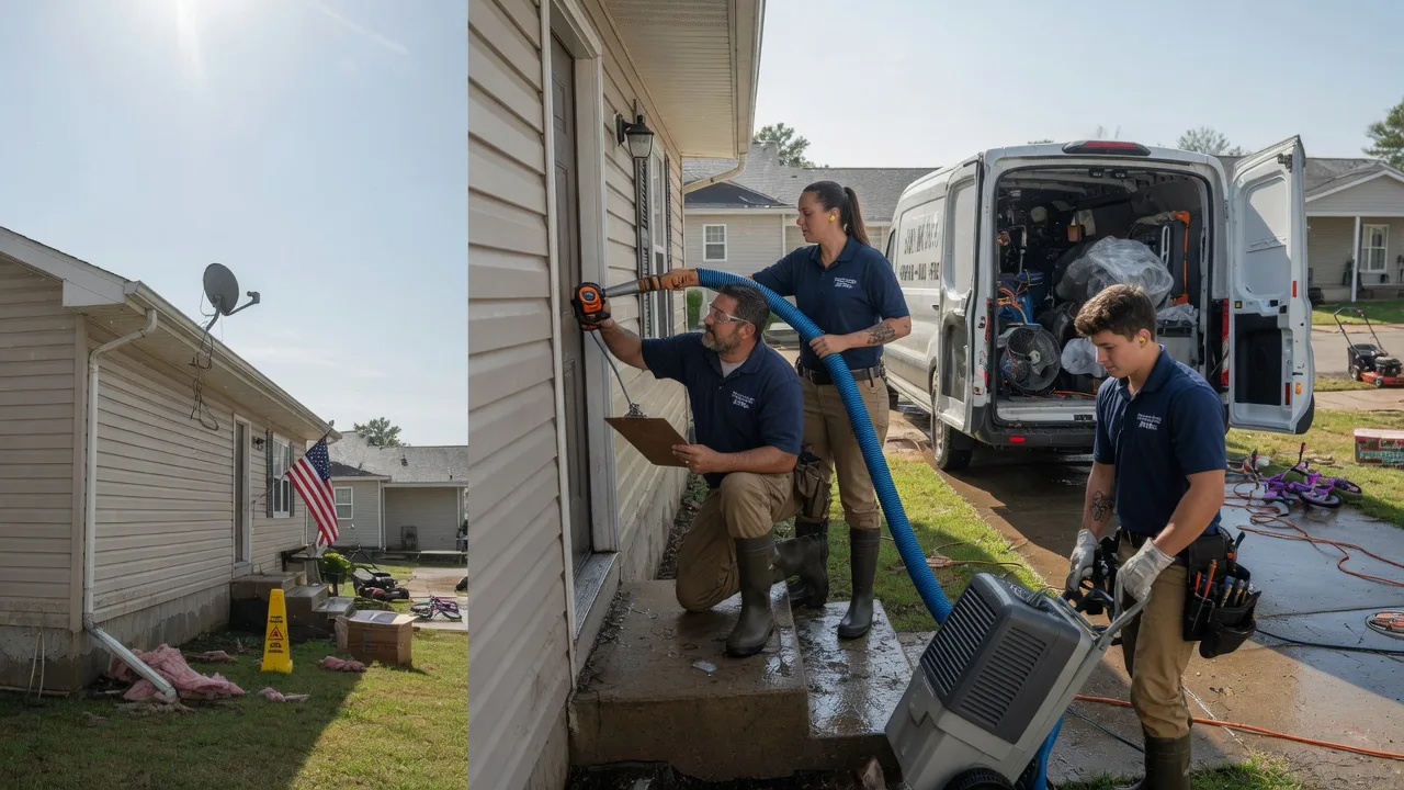 Ceiling Water Damage Restoration in Hedgesville, WV near me